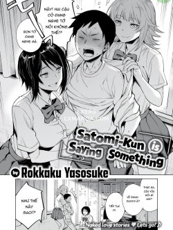 Satomi-kun is Saying Something